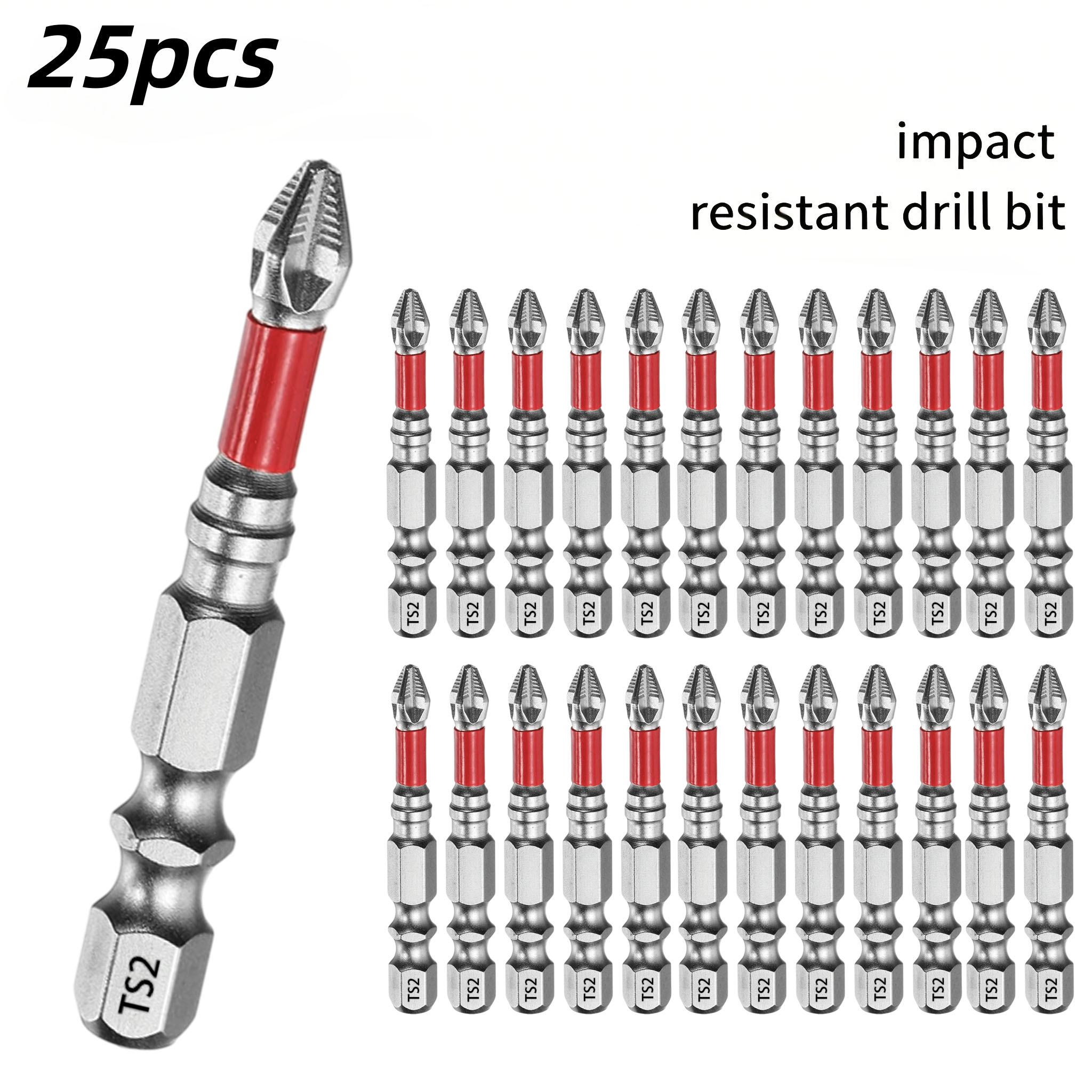 Drill Bits - Set professionale di 25 punte per