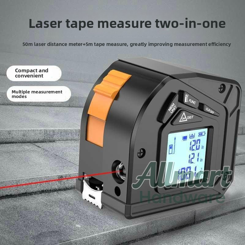 Telemetro Laser 50m con Metro  - Tape Measure recensione e prezzo