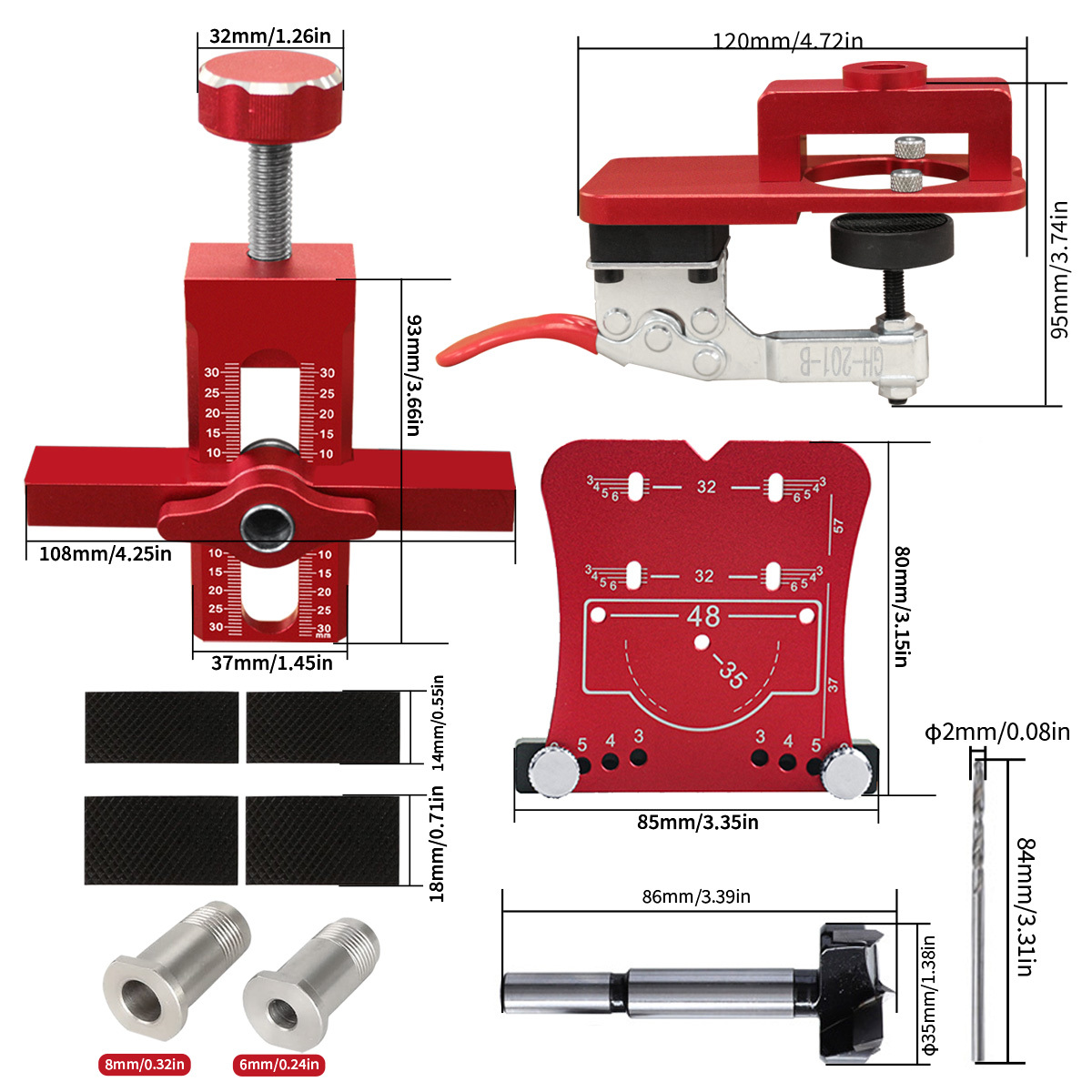 Kit di installazione cerniera  - Cabinet Hinges recensione e prezzo
