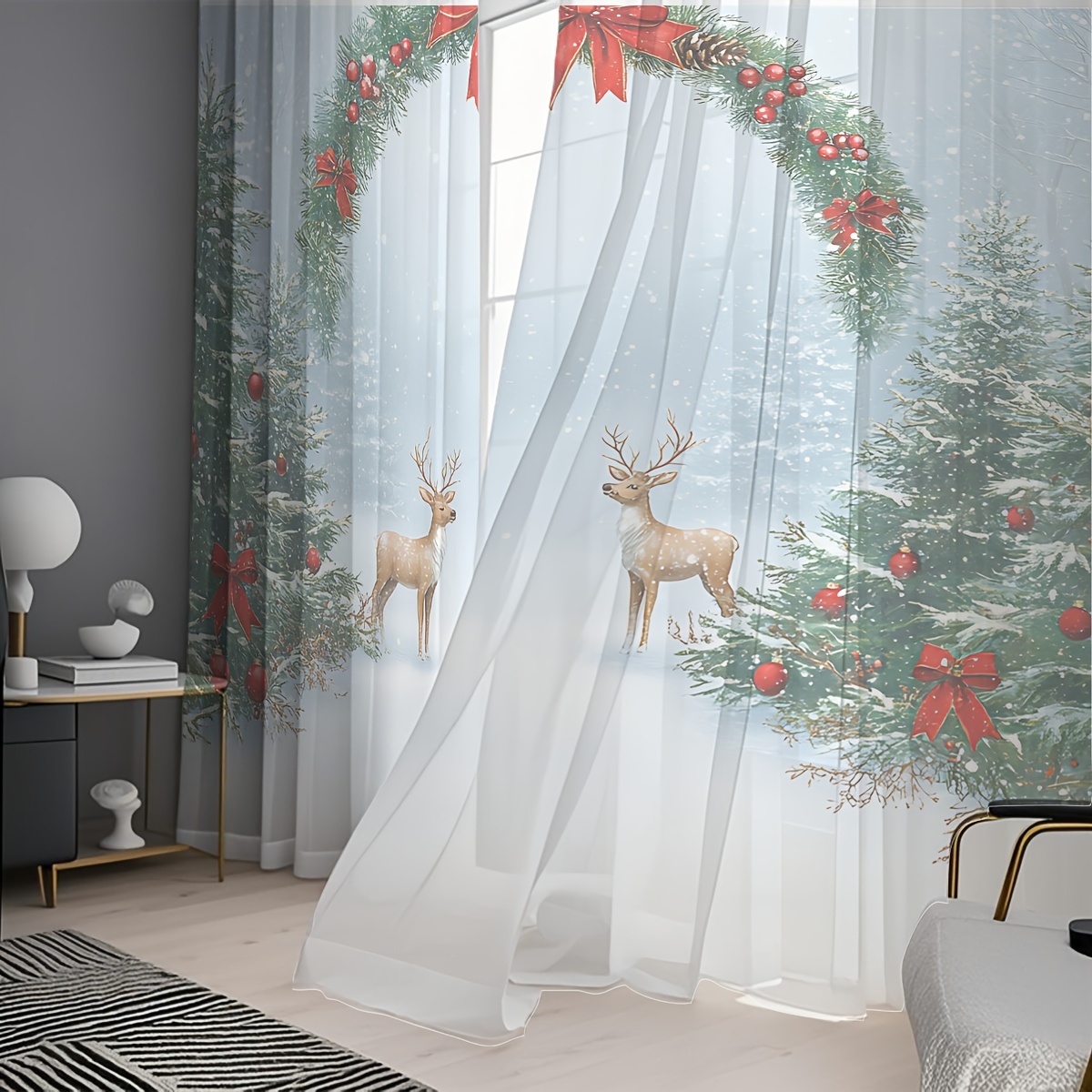 2 Tende Trasparenti Natalizie  - Curtain Rods recensione e prezzo
