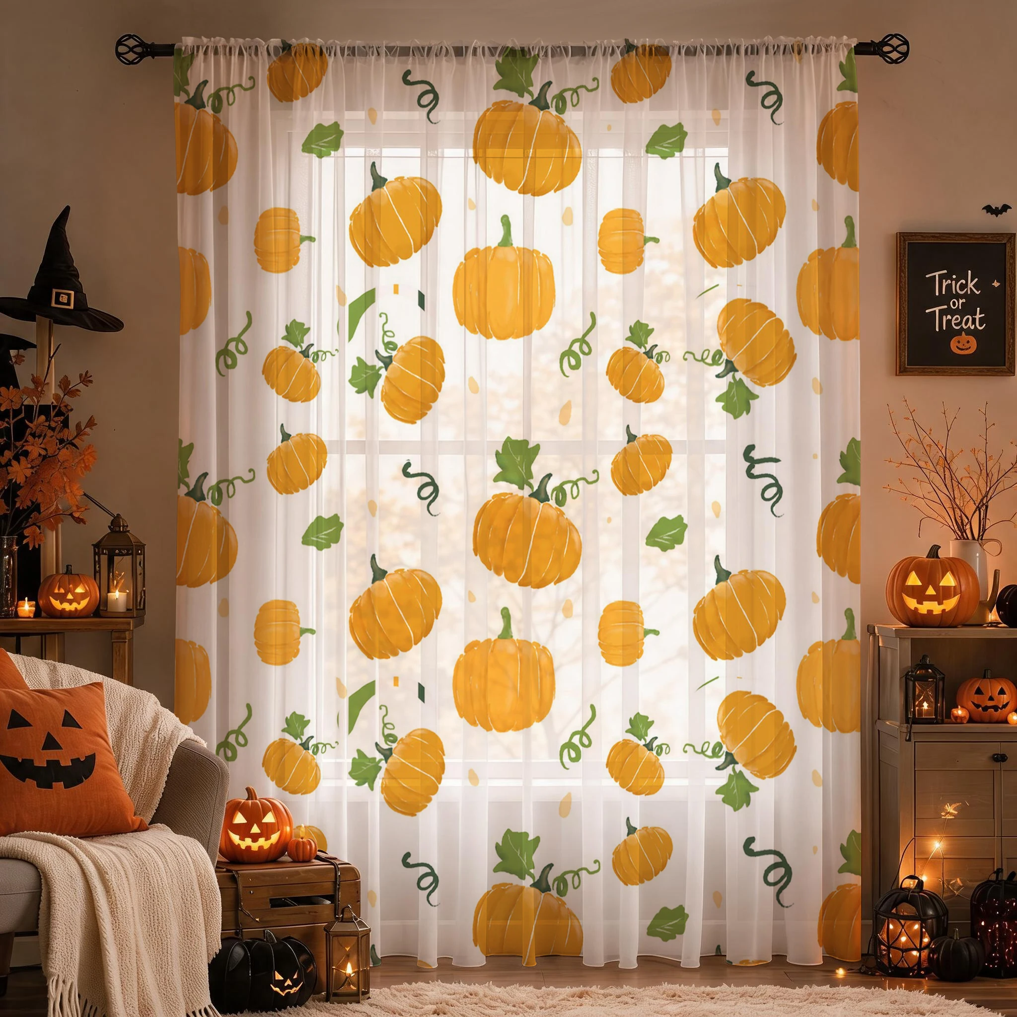 Tenda Trasparente di Halloween - Curtain Rods recensione e prezzo