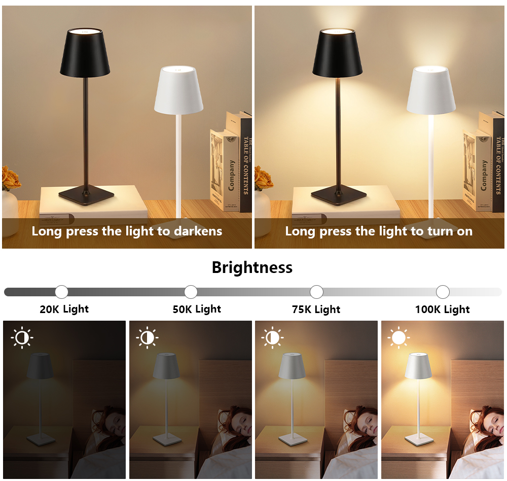 Lampada da Tavolo LED Ricarica - Light Switch recensione e prezzo